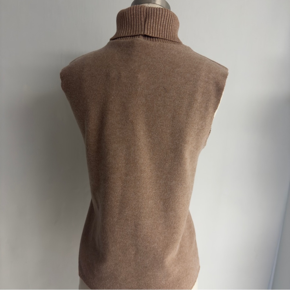 ZARA Sleeveless Turtleneck Sweater NWT - Picture 5 of 9